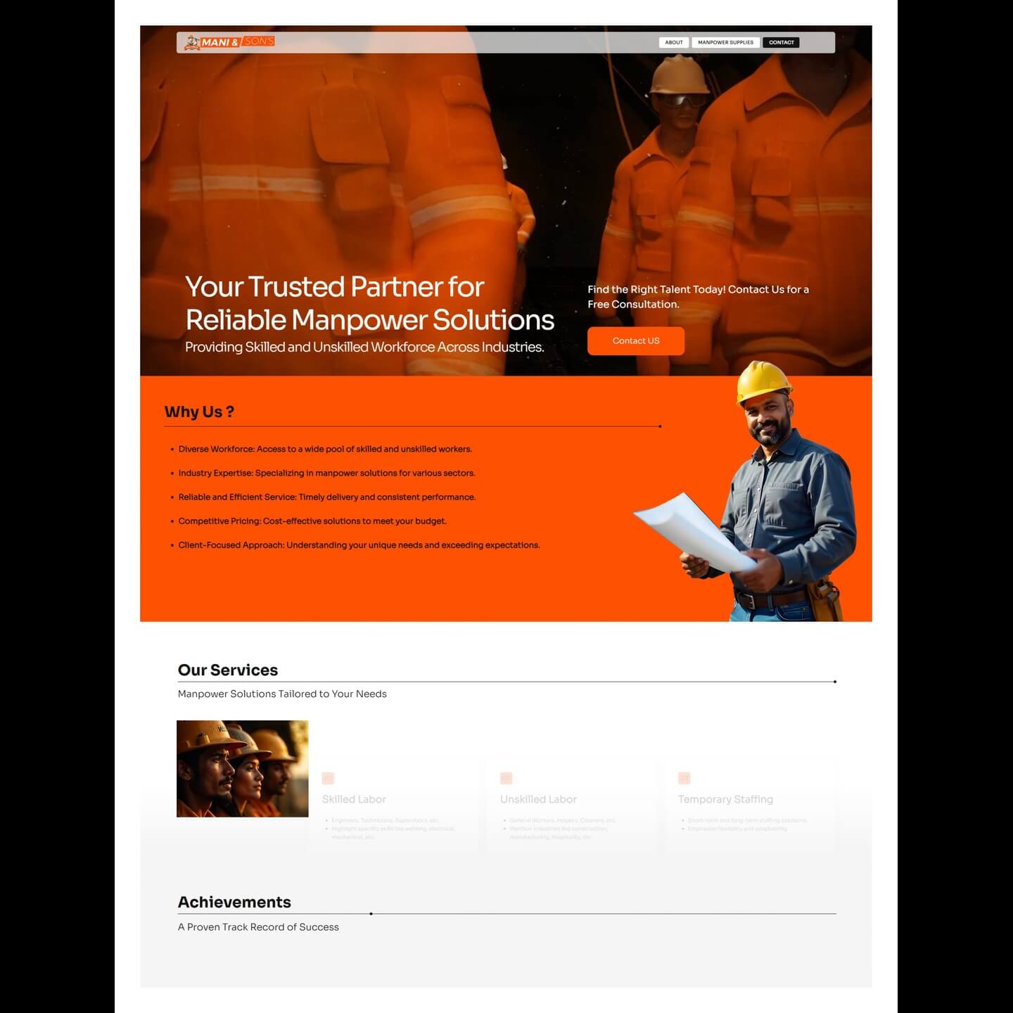 Custom HTML/CSS/JS Website with modern web standards, speed optimization, and interactivity
