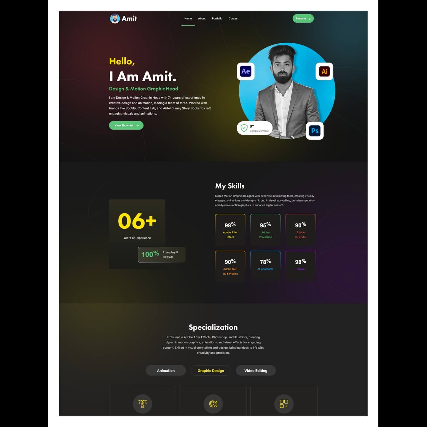 Landing Page Design Project with UI/UX design, lead generation, and mobile-first approach